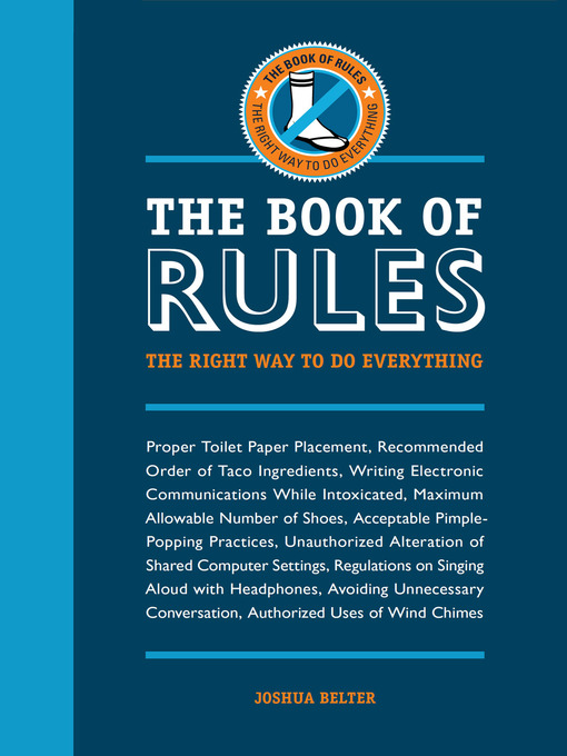 Title details for The Book of Rules by Joshua Belter - Available